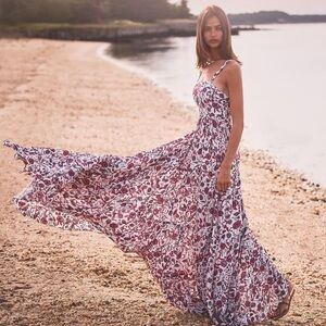 ALEXIS ZOFIA dress pink and white size XS.